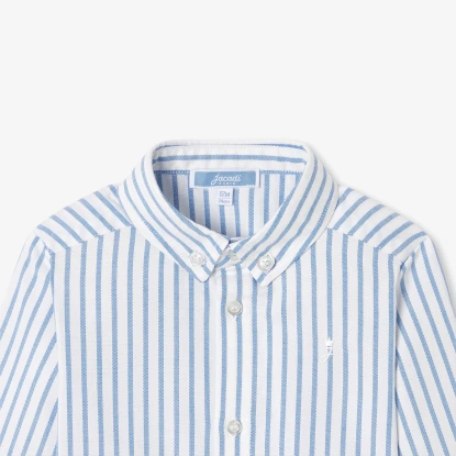 Chemise bébé garçon en oxford rayé