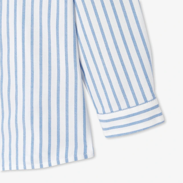 Chemise bébé garçon en oxford rayé