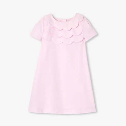 Robe cérémonie enfant fille en piqué alvéolé