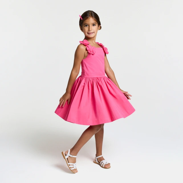 Robe de cérémonie enfant fille en satin