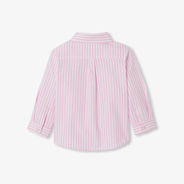 Chemise bébé garçon en oxford rayé