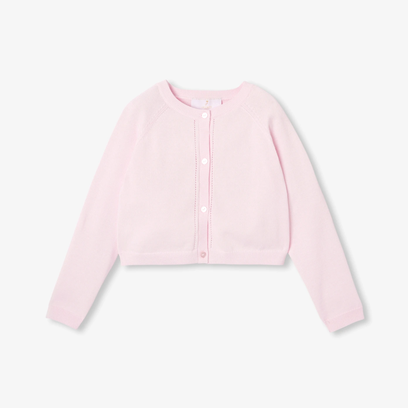 Cardigan court enfant fille