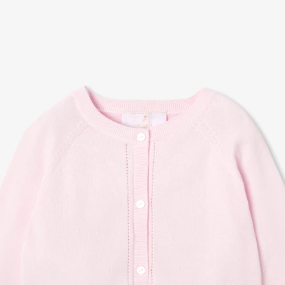 Cardigan court enfant fille