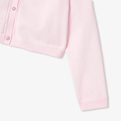Cardigan court enfant fille