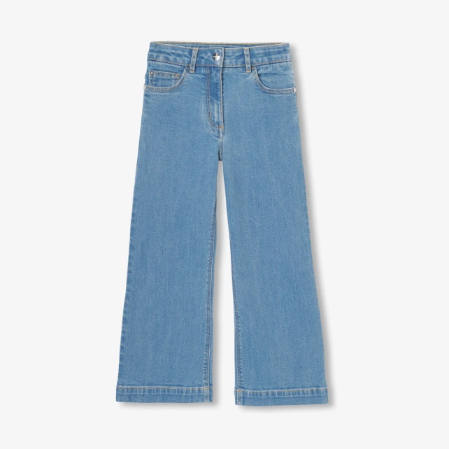 Jean large enfant fille
