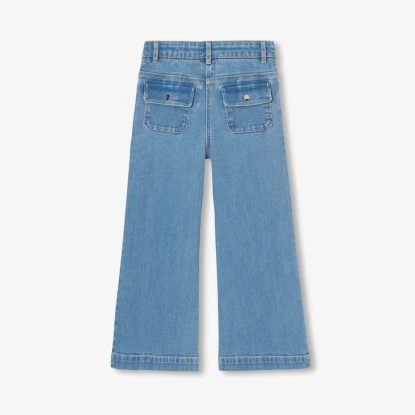 Jean large enfant fille