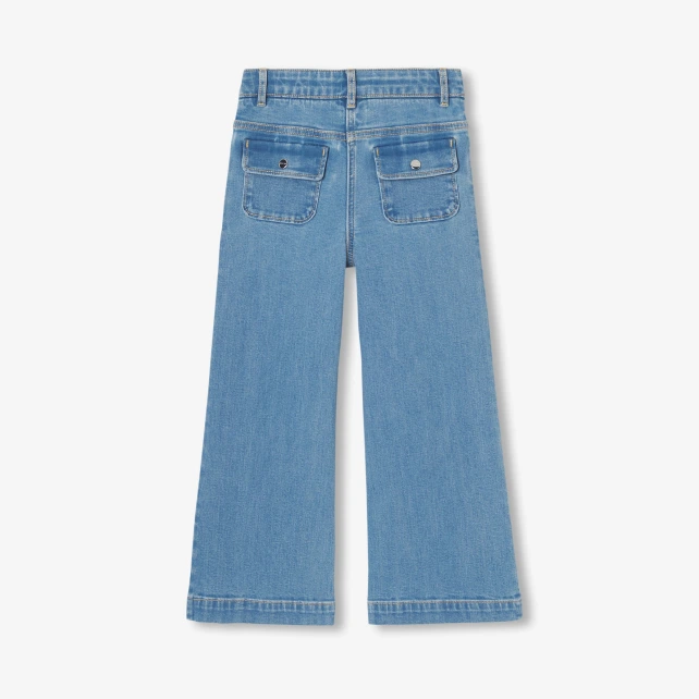 Jean large enfant fille
