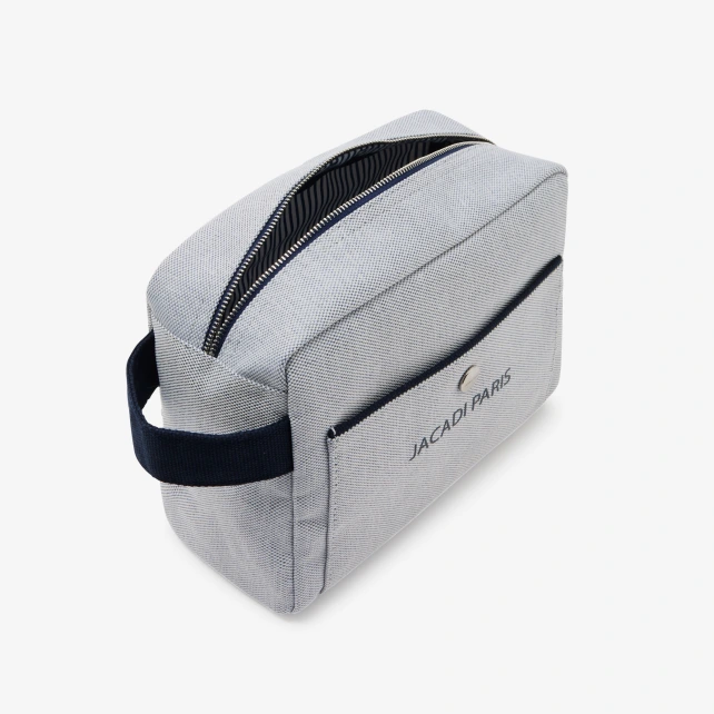 Trousse de toilette en toile chinée
