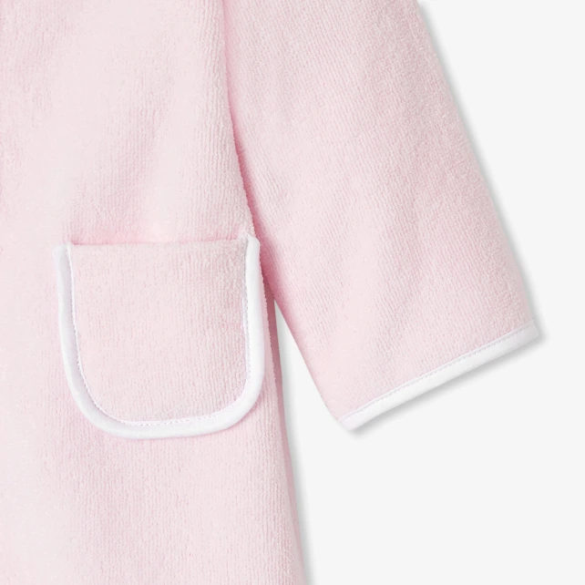 Peignoir de bain bébé fille en coton éponge