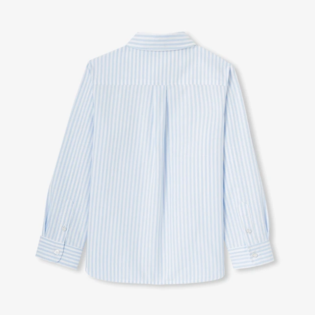 Chemise enfant en Oxford rayé