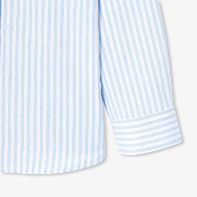Chemise enfant en Oxford rayé