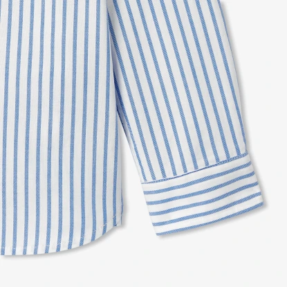 Chemise enfant en Oxford rayé