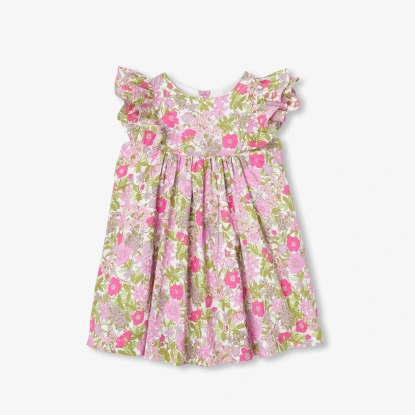 Robe bébé fille en tissu Liberty