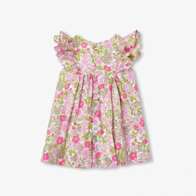 Robe bébé fille en tissu Liberty