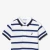 Polo enfant garçon piqué de coton rayé