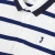 Polo enfant garçon piqué de coton rayé