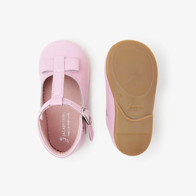 Salomés bébé fille en cuir