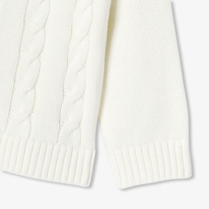 Cardigan bébé garçon en coton torsadé
