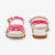 Sandales enfant fille en cuir verni