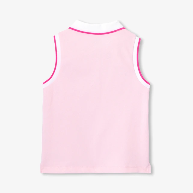 Polo enfant fille sans manches