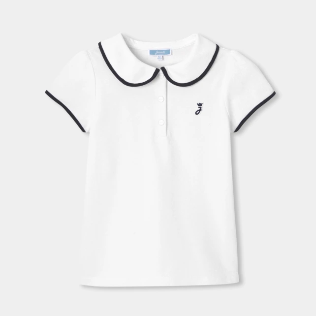 Polo enfant fille manches courtes
