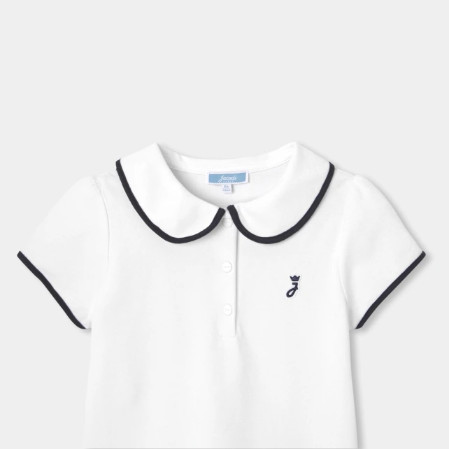 Polo enfant fille manches courtes