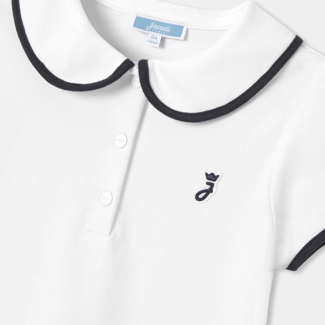 Polo enfant fille manches courtes