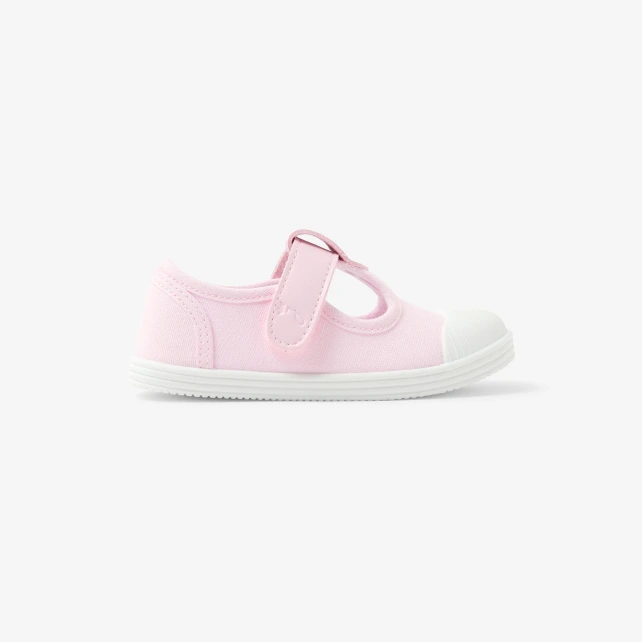 Sandales en toile bébé fille