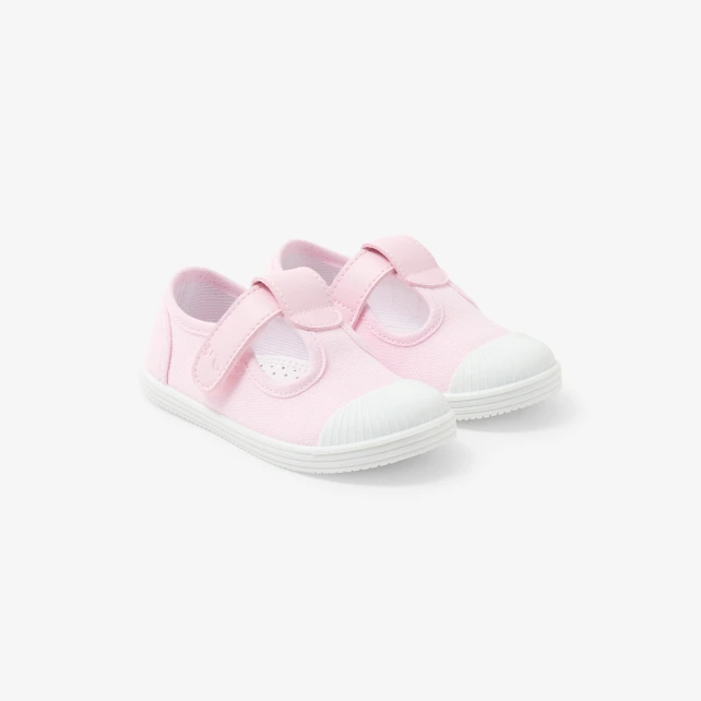 Sandales en toile bébé fille