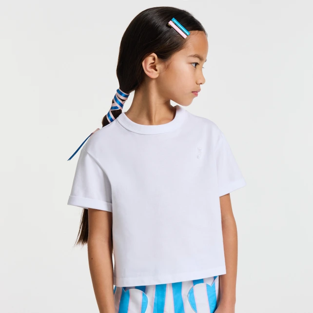 T-shirt enfant fille coupe boxy