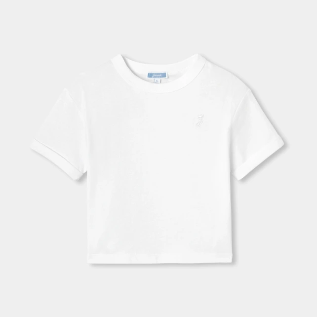 T-shirt enfant fille coupe boxy