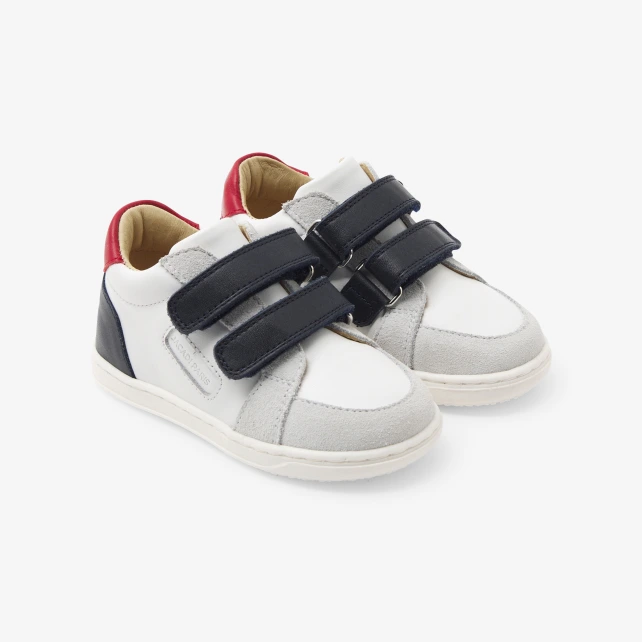 Baskets bébé garçon en cuir