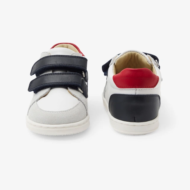 Baskets bébé garçon en cuir