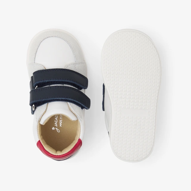 Baskets bébé garçon en cuir
