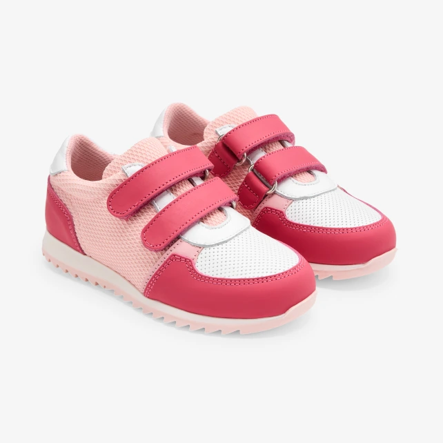 Baskets enfant fille color block