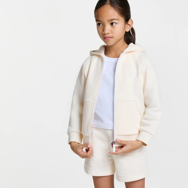 Sweat zippé enfant en molleton