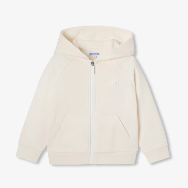 Sweat zippé enfant en molleton
