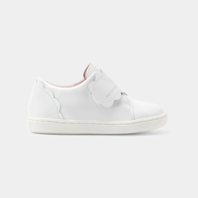 Tennis bébé fille en cuir verni