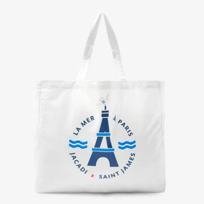 Tote bag Saint James x Jacadi