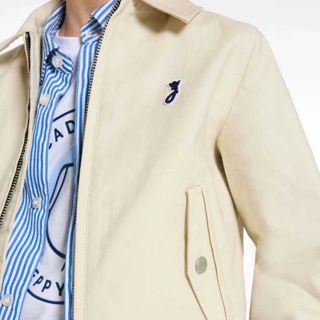 Veste Harrington enfant en twill léger