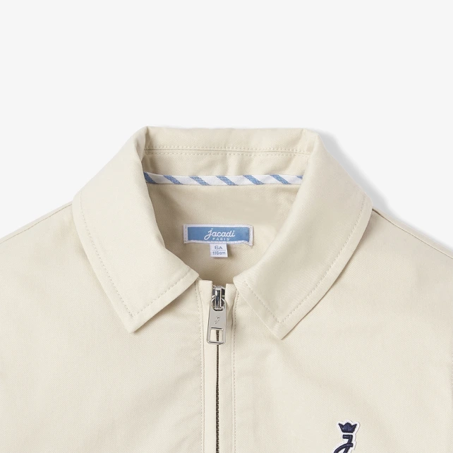 Veste Harrington enfant en twill léger