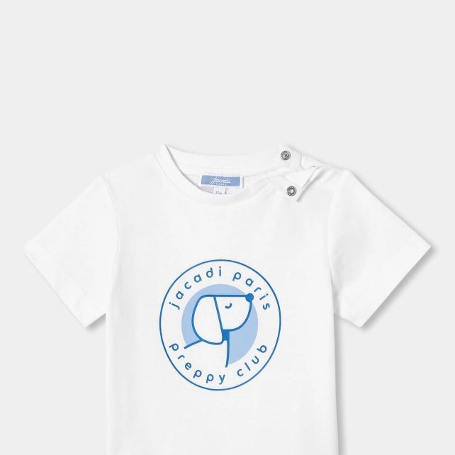 T-shirt bébé garçon en coton biologique