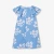 Robe enfant fille en popeline à imprimé floral