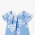 Robe enfant fille en popeline à imprimé floral