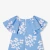 Robe enfant fille en popeline à imprimé floral