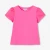 T-shirt enfant fille en coton manches courtes tulipe