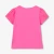 T-shirt enfant fille en coton manches courtes tulipe