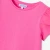 T-shirt enfant fille en coton manches courtes tulipe