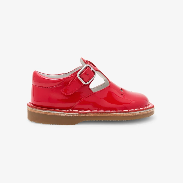 Salomés bébé fille en cuir verni