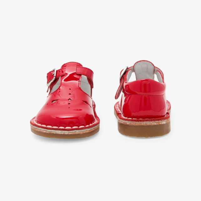 Salomés bébé fille en cuir verni
